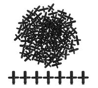 NIYANGLE Raccords à Barbelés 4/7 pour Tuyaux D’Irrigation Goutte à Goutte, Connecteurs Micro-Tube 6 Mm pour Perçage PVC, Kit de Réparation 100 Pièces pour Jardin et Potager