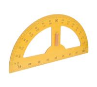 NIYANGLE Rapporteur Géant en Bois Massif Semi-circulaire pour Enseignants, Outil Pédagogique Mathématiques Échelle Précise, Mesureur D’angle Multifonction, Fournitures Scolaires