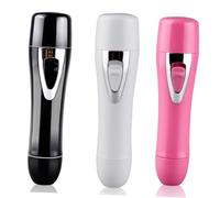 NIYANGLE Rasoir Électrique Femme Sans Fil à Piles Épilateur Portable Mini Pour Corps Et Visage Design Sécurisé Et Facile à Nettoyer Sans Batterie Couleur Noire