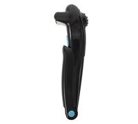 NIYANGLE Rasoir électrique pour le dos des hommes - Tondeuse corporelle étanche avec manche long pliable - Rasoir électrique rechargeable pour une épilation à tout moment