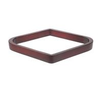 NIYANGLE Râtelier de Billard en Bois Rouge Vin, Support Triangulaire à 9 Boules, Accessoire pour Table de Billard Standard, Salle de Jeux et Loisirs, Mini-râtelier à Boules Polyvalent