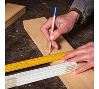 NIYANGLE Règle Pliante de Mesure Précise Segments Outil de Mesure Multi-angle pour Menuiserie et Dessin