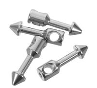 NIYANGLE Résistants la Corrosion 4 Pièces pour Chasse sous-Marine Inserts en Acier Inoxydable Accessoires pour Bande Élastique de Support en V et Adaptés la Réparation sous-Marine