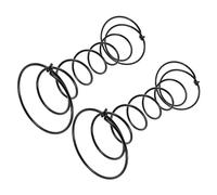 NIYANGLE Ressort de Remplacement à Extrémité Ouverte pour Canapé et Fauteuil à Bascule, 2 Pièces, Ressorts Hélicoïdaux Haute Résilience 250 Mm, Accessoires Réparation Rembourrage