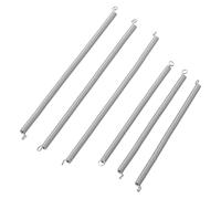 NIYANGLE Ressorts d'Extension à Double Crochet en Acier Inoxydable 6 Pièces Ressorts de Tension pour Agrafeuse Multifonction Pièces de Rechange Robustes pour Bureau et Bricolage