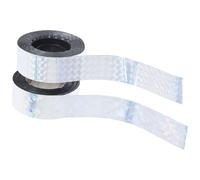 NIYANGLE Ruban Effaroucheur D’Oiseaux de Jardin Double Face 2,4 X 80 M en Pet Réfléchissant, Résistant aux Intempéries, Lot de 2 Rouleaux pour Balcon, Verger et Protection du Potager