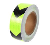 NIYANGLE Ruban Réfléchissant Lumineux en Pvc Imperméable pour Marquage Routier et Navires, Bande D'avertissement Fluorescente Résistante à L'eau, Sécurité Renforcée