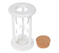 NIYANGLE Sablier Décoratif Bois Rechargeable avec Verre Transparent Minuterie Polyvalente pour Cuisine Étude et Loisirs Design Élégant pour Décoration Intérieure