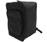 NIYANGLE Sac à Dos Étanche pour Cajon Sac de Rangement Rembourré et Léger Noir Multifonction pour Percussion avec Protection