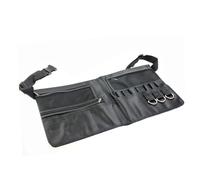 NIYANGLE Sac de Maquillage Spécial Ceinture Réglable avec Multiples Poches Sac Portable pour Outils de Maquilleur Organiseur Pratique pour Pinceaux et Cosmétiques Adapté à Toutes de Noir