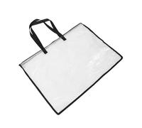 NIYANGLE Sac de Rangement Transparent pour Œuvres Art avec Poignée pour Portfolio Affiches Peintures et Dossiers pour Étudiants et Artistes