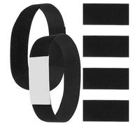 NIYANGLE Sangle de Fixation pour Extincteur de Voiture Multifonctionnelle Lot 1 Ensemble 2 Longues et 6 Courtes Compatible Surfaces Velours et Plastique Organiseur Coffre Auto Sécurisé