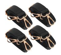 NIYANGLE Sangle Jambes Couverture pour Cheval Accessoires Jambes de Cheval Nylon Or 4 Pcs Mousqueton Pivotant Double et Horse Rug