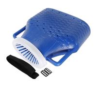 NIYANGLE Seau de Pêche en Plastique Épais 10l avec Couvercle Étanche Bleu, Panier à Poissons Robuste et Réutilisable, Contenant Portable pour Crevettes et Pêche en Extérieur