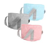 NIYANGLE Seau Pliable Gonflable Pour Bain De Pieds 3 Pièces Pour Voyage Étanche Pliable Pour Trempage Des Pieds Portable Demain