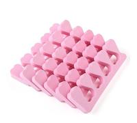 NIYANGLE Séparateurs D'ongles D'orteils et Doigts en Mousse Bleue, Lot de 20 Paires, Faciles à Utiliser pour Manucure et Pédicure, Protection du Vernis Frais Couleur Couleur Aléatoire