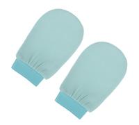 NIYANGLE Serviettes Exfoliantes Corps, Serviettes De Gommage Du Dos, Lot De 2, Taille, Fibres Végétales Épaissies, Couleur Bleue, Pour Femmes Et Hommes, Usage Maison Et Extérieur