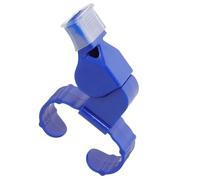 NIYANGLE Sifflet de Sport Puissant en Abs Bleu avec Anneau Sifflet D'arbitre et D'entraîneur pour Football Basketball Survie et Activités en Plein Air Équipement Portable et Solide