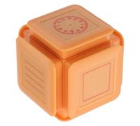 NIYANGLE Six-sided Teacher Stamp For Classroom Writing Supplies Self-inking Handwriting Line Stamper With Mizige Tianzige Pinyin English Grid Clock Portable Preschool And Kindergarten