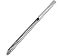 NIYANGLE Sonde D’échantillonnage de Sol en Acier Inoxydable 50 Cm X 19 Mm Fente Longue, Embout Arrondi Non Destructeur pour Grains, Poudres et Échantillons Agricoles, Outil Professionnel