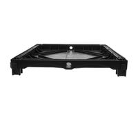 NIYANGLE Soucoupe Compatible Multi-usages Carrée en Plastique Noir Inférieure pour Bac de Légumes Drainage pour Jardinières D'intérieur et Toits
