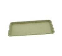 NIYANGLE Soucoupe Rectangulaire pour Plantes en Plastique Vert | 38,5 X 16 Cm, Surface Lisse et Plate, Entretien Facile, pour Jardinière Rectangulaire et Culture de Jeunes Plants