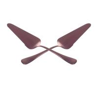 NIYANGLE Spatule Triangulaire à Gâteau en Acier Inoxydable pour Pâtisserie, 2 Pièces, Multifonction, Découpe Facile, Cuisson Découpe de Pizza