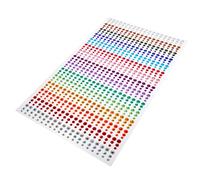 NIYANGLE Stickers Visage Auto-adhésifs Perles Coller Diy Bijoux Peau Décor Carnavals Festivals Cosplay