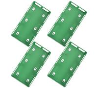 NIYANGLE Support à Fleurs à Ventouse Rectangulaire 4 Pièces Plateau à Fleurs en Terre Cuite Support pour Blocs Éponges Décoration Voiture Mariage Centre de Table Floral DIY