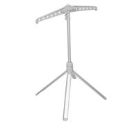 NIYANGLE Support de Défroisseur Vapeur Hauteur Réglable Pliable en Alliage D'aluminium Léger et Cintre Rotatif 360° pour Buanderie et Séchage des Vêtements