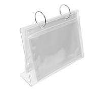 NIYANGLE Support De Présentation Transparent Pour Vernis à Ongles Organisateur Professionnel De Créations Nail Art Livret De Rangement Pour Stickers Ongles