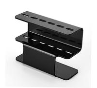 NIYANGLE Support de Rangement pour Faux Cils en Acrylique Organiseur pour Pinces à Épiler Accessoire de Maquillage Noir pour Usage Domestique et Professionnel