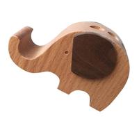 NIYANGLE Support de Téléphone Porte-Cartes de Visite Motif Éléphant Multifonction en Bois Stable pour Garçon et Filles la Maison