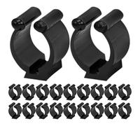 NIYANGLE Support Mural Porte-Queues de Billard et Porte-, Lot de 20 Clips pour Rangement Sécurisé Salle de Billard et Espace de Pêche