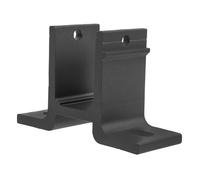 NIYANGLE Support Mural Robuste pour Store Banne Extérieur Équerre de Fixation Aluminium Noir Installation Facile pour Auvent Rétractable Patte de Réparation Résistante Aux Intempéries