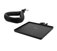 NIYANGLE Support Portable pour Clarinette et Flûte Traversière en Métal avec Plateau Anti-gouttes, Support D'instrument à Vent Ajustable pour Studio et Concert, Accessoire Léger