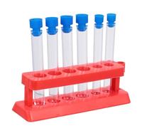 NIYANGLE Support pour Tubes à Essai en Plastique Lot de 3 Bien Polis Ne Blesse Pas les Mains pour École et Laboratoire Scientifique