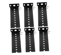 NIYANGLE Support Rail Coulissant Clavier Noir Accessoires Rack Tiroir Matériel Glissière Tiroir Coulissante Silencieuse avec Connecteur Flexible Protection Meuble Anti-rayures