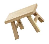 NIYANGLE Tabouret Bois pour Garçon Fille Petit et Portable Tabouret Pratique et Antidérapant pour Maison pour Toilette Changement de Chaussures et Apprentissage Autonomie
