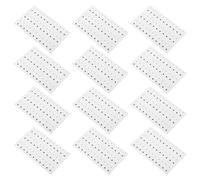 NIYANGLE Tatouages Éphémères Femme Autocollants pour Points de Beauté Noirs en Papier Réutilisables Faciles à Retirer Pack de 50 Feuilles pour Usage Quotidien et Séances de Gym