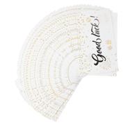 NIYANGLE Tickets de Tombola Vierges en Papier Cartonné Lisse, Format 14d, Paquet de 50 Tickets par Bloc, Lot de 6 Blocs, Formulaire D'inscription pour Événements, Concours et Collectes