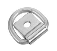 NIYANGLE Tirette Fixe Anneau d'arrimage Anneau de Fixation Boucle de Fixation avertir Le Crochet du treuil Petits Anneaux en d Ancres d'arrimage pour remorque Fer galvanisé Silver