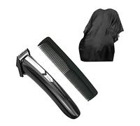 NIYANGLE Tondeuse à Cheveux Usb Rechargeable Ensemble Avec Moteur Puissant Kit Tondeuse Électrique Compacte Avec Peigne Et Cape Coupe De Cheveux Précise Et Protection Peau