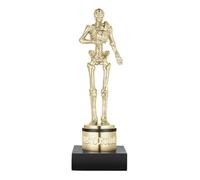 NIYANGLE Trophée Squelette du Meilleur Costume d'halloween Trophée De Citrouille en Résine pour Fournitures De Concours De Fête d'halloween 8.5 x 2.8 x 0.92 inch