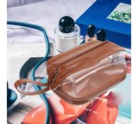 NIYANGLE Trousse De Toilette À LED Trousse De Maquillage Transparente Trousse De Toilette De Voyage Trousse De Toilette À Suspendre Trousse De Toilette De Voyage