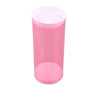 NIYANGLE Tube Transparent pour Volant de Badminton en Plastique Léger 15 X 6,6 CM Bouchon, Lot de 3 Conteneurs Portables pour Sport et Clubs