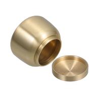 NIYANGLE Urne Funéraire Petit Format en Laiton, Contenant Hermétique pour Cendres Humaines ou Animales, Mini Urne Multifonctionnelle pour Conservation et Cérémonie Funéraire