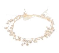NIYANGLE Vigne de cheveux de mariage : -tête romantique en perles pour mariées - Décoration de postiche en perles pour événements de mariage, fêtes d'anniversaire, festivals