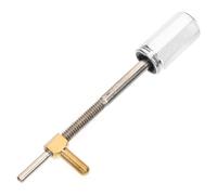 NIYANGLE Vis de Réparation en Métal Rouge pour Hausse D'archet de Violon 4/4 et 3/4, Accessoire pour Archet D'instrument à Cordes, Pièce Détachée Résistante la Corrosion, pour Réparation