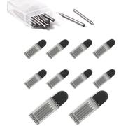 NIYATA 100Pcs Mine Compas 2MM, Mines de Rechange pour Compas 2B | Mine Compas Maped,Noyau de remplacement de Boussole 2B